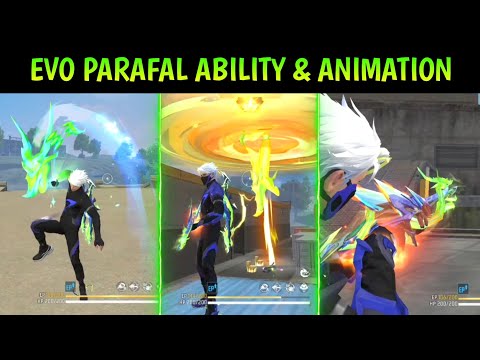 7 New Evo Parafal Skin Ability & Animation Test | 7th Anniversary - Garena Free Fire