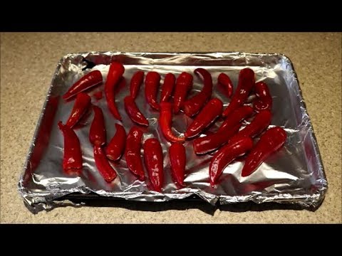 How to Dry and Store Garden Grown Cayenne Peppers