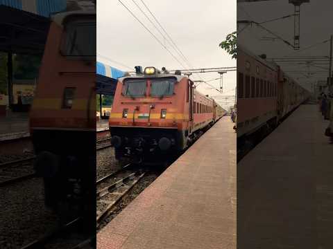 Rapid Arrival of “PINAKINI SF Express” 😍 #shortvideos #traingadi #wap4 #trainvideos #icftrain #train