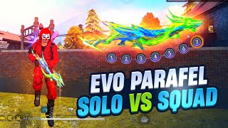 New Evo Parafal Max Lvl Solo Vs Squad Gameplay | Badge99