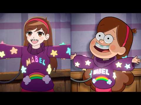 Gravity Falls Theme Anime vs Original (Animation)