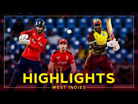 Final Over Finish | Highlights | West Indies v England | 3rd T20I