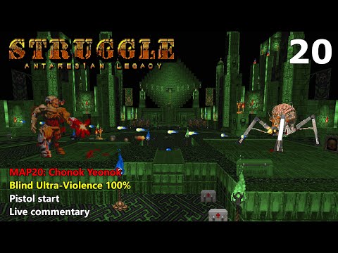 Doom II: Struggle - Antaresian Legacy - MAP20: Chorok Yeonok - Blind Ultra-Violence 100%