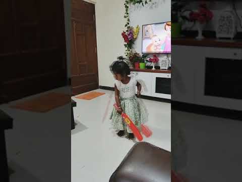 Junia Playing Cricket #cricket