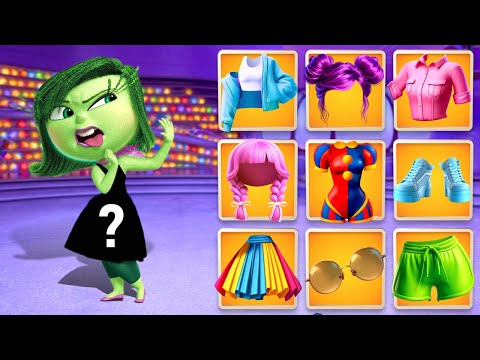 Inside Out 2: Disgust Glow Up Into a Princess!