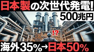 【衝撃】世界最高効率！日本製の「次世代発電」に世界が震えた！【500兆円】