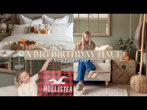 autumn home styling, birthday haul & book chats