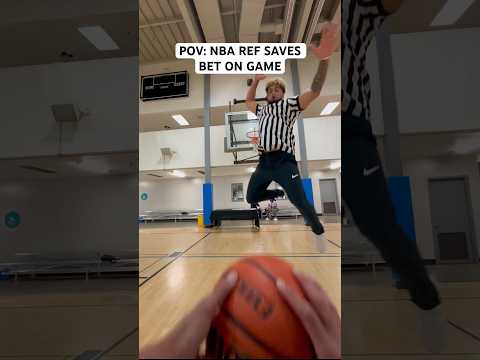 POV: NBA REF HAS A BET ON THE GAME.. #nba #funny #shorts