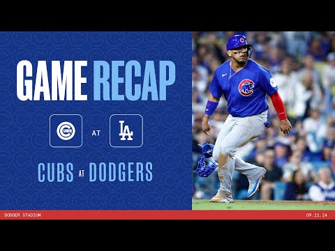 Cubs vs. Dodgers Game Highlights | 9/11/24