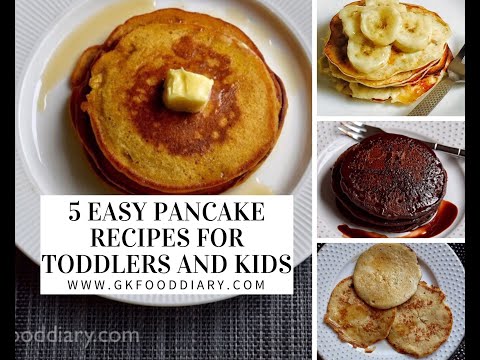 5 Easy Pancake Recipes for Babies and Toddlers| Finger Food |Baby Led Weaning