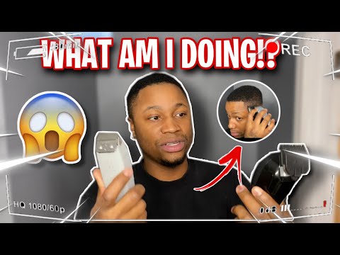 1st TIME CUTTING MY HAIR ON CAMERA! BIG MISTAKE?!