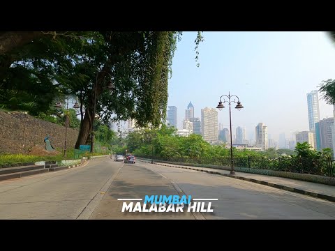 Malabar Hill, Ridge Rd - 4K | South Mumbai’s Scenic Drive