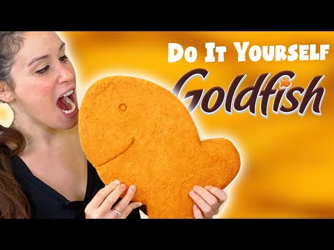 DIY Giant Goldfish Crackers