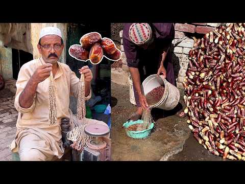 Incredible Process of Making Rosary ( Tasbih ) From Dates Seeds in Factory | Unique Skills