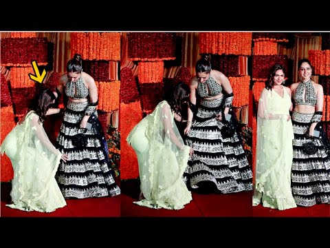 Mrunal Thakur Adjust Rashi Khanna Lehenga - Sweetest Gesture At Ramesh Taurani Diwali Party 2024