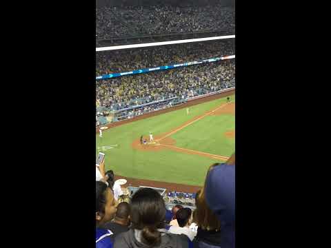 Kike Hernandez Walk Off Hit - Bobblehead Night (8/22/19) Fan POV #shorts