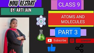 MOLECULES | ATOMS AND MOLECULES | CLASS 9 I  PART 3 #artimam #nowrestart