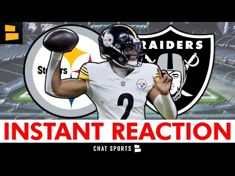 Steelers News: INSTANT REACTION After 32-13 WIN vs. Raiders | Fields Hot & Cold In Bounce-Back Win