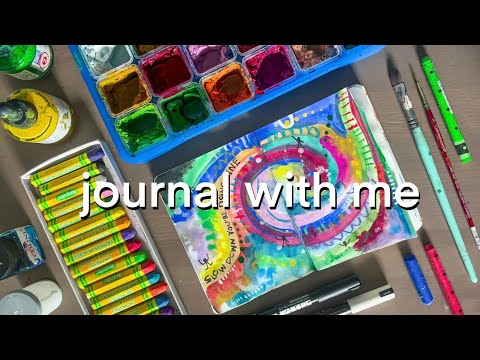 art journal with me // REAL TIME 22 MINS + timer