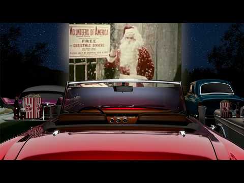 Retro Drive-in Theater Ambience | Crickets, Distant Highway, Chatter, Muffled Movie Audio