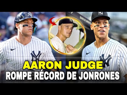 Por Fin! AARON JUDGE ROMPE RÉCORD DE JONRONES Y SUPERA A ROGER MARIS, RANGERS VS YANKEES - MLB