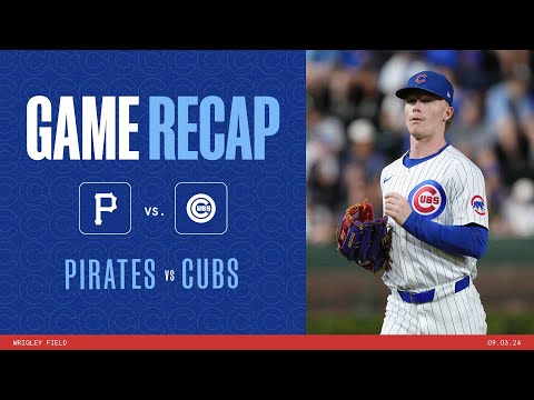 Cubs vs. Pirates Game Highlights | 9/3/24