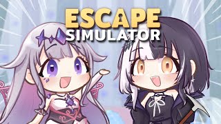 Escape Simulator | Test Our Genius! How High is our IQ? with  @KosekiBijou