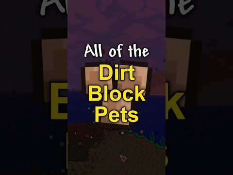 Finding EVERY dirt block pet in one world!