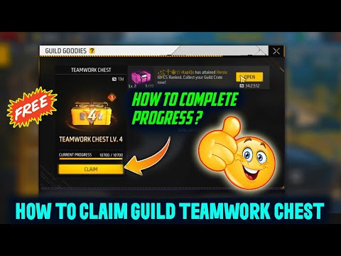 How To Complete Guild Teamwork Chest In Free Fire ⚡ || Free Fire Guild Goodies Kaise Complete kare