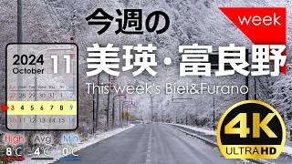 [Biei/Furano this week] First real snow of the season! Week ❶ of November 2024