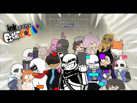 Undertale | Ink Sans | New Year's Collab | Battle Animation