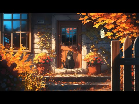 Lofi With My Cat || Symphony of Autumn 🐈‍⬛🍂fall lofi ~ lofi hip hop radio ~ beats to relax/study