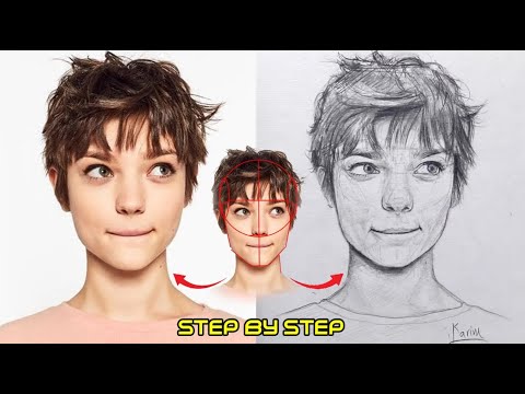 Mastering Portrait Drawing with the Loomis Method - One Pencil Tutorial