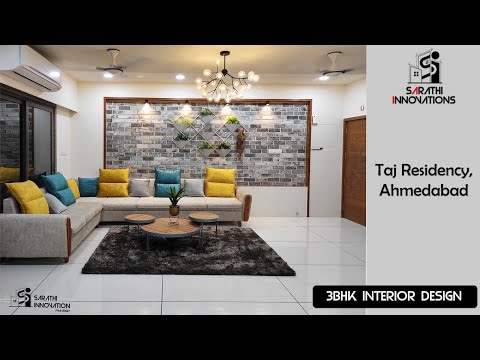 3BHK Interior Design in Gujarat at Low Budget | Creative Interior Designing Idea