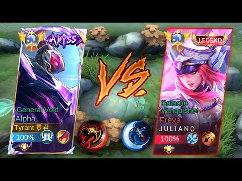 I MET NEW LEGEND SKIN GALACTIC VANQUISHER FREYA IN RANKED GAME!!🔥