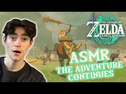 ASMR Zelda Tears of the Kingdom | The Adventure Continues...(Relaxing Whispers & Controller Sounds)