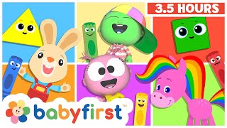 Best of BabyFirst | 3.5 Hours of Songs, Color Crew, GooGoo, Larry , Peekaboo & More | BabyFirst TV