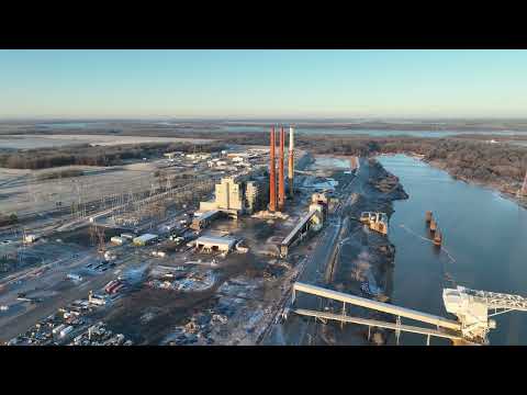 Allen Fossil Plant Implosion