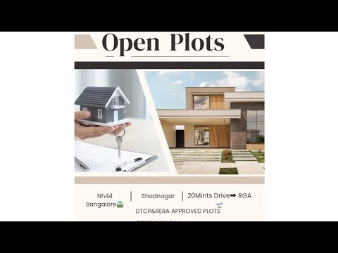 Open plots Bangalore highway Facing At Shadnagar