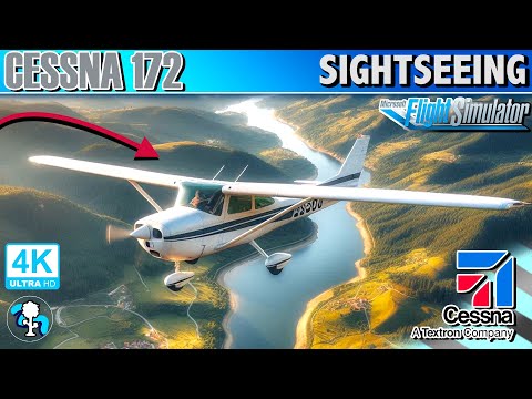 LIVE Cessna 172 UK Sightseeing FLIGHT! - Microsoft Flight Simulator 2020 in HDR