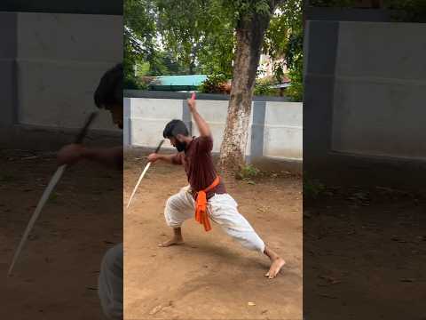 Indian Martialarts double swords #martialarts #kalaripayattu #silambam #fitness