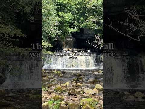 One of the easiest waterfall walks in the Yorkshire Dales 🙌❤️ #shorts #travel