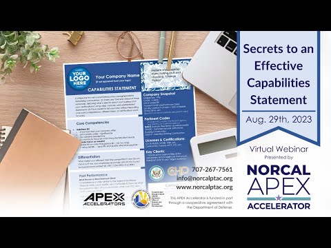 Secrets to an Effective Capabilities Statement