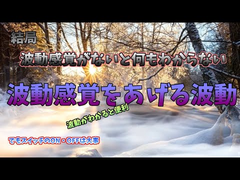 【波動感覚をあげる】　波動がわかるようになるとジャッジする能力があがるというパラドックス笑