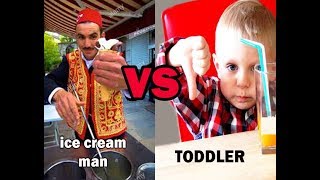 ICE CREAM  MAN VS TODDLER ( CUTENESS OVERLOAD)