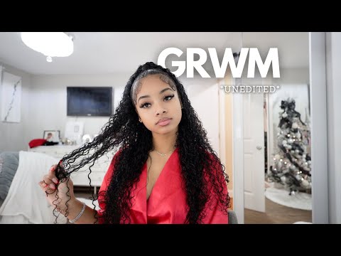 GRWM for Christmas *UNEDITED* | Vlogmas Day 21