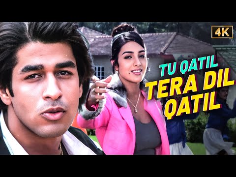 Udit Narayan & Kavita Krishnamurthy's Romantic Duet - Tu Qatil Tera Dil Qatil [4K] :Tabu, Rajat Bedi