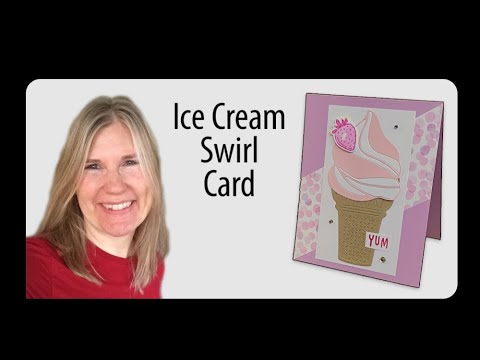 Ice Cream Swirl Card