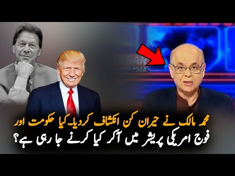 Muhammad Malick Statement About Govt New Plan, Analysis | US Election | Pak News Analysis