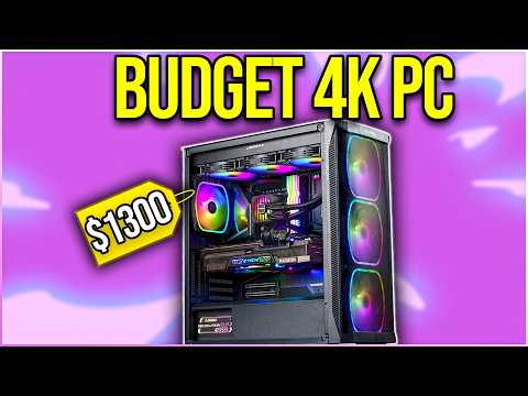 The BEST $1300 "4K Gaming" High FPS PC Build in November 2024!